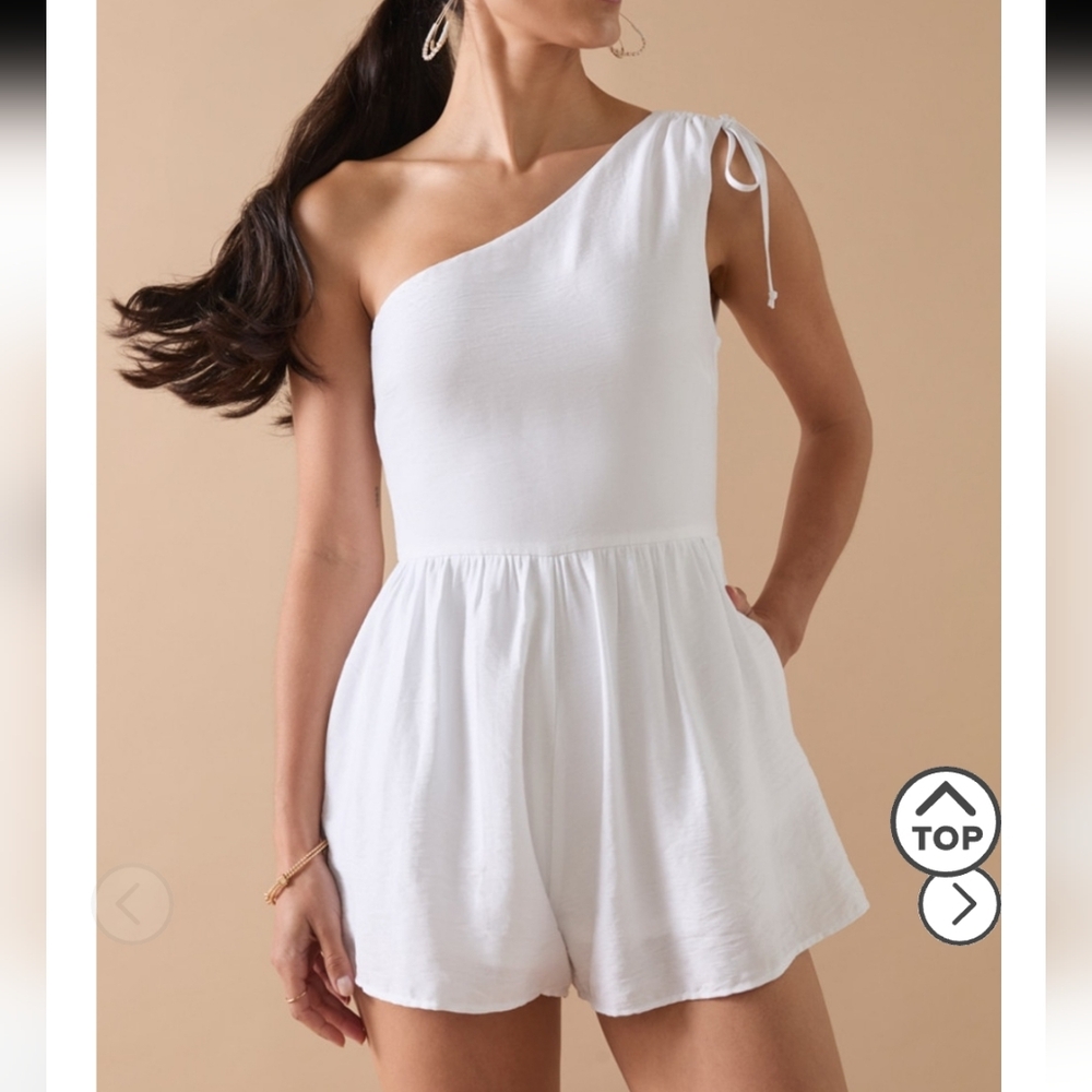 NEW One Tie Shoulder Strap Romper